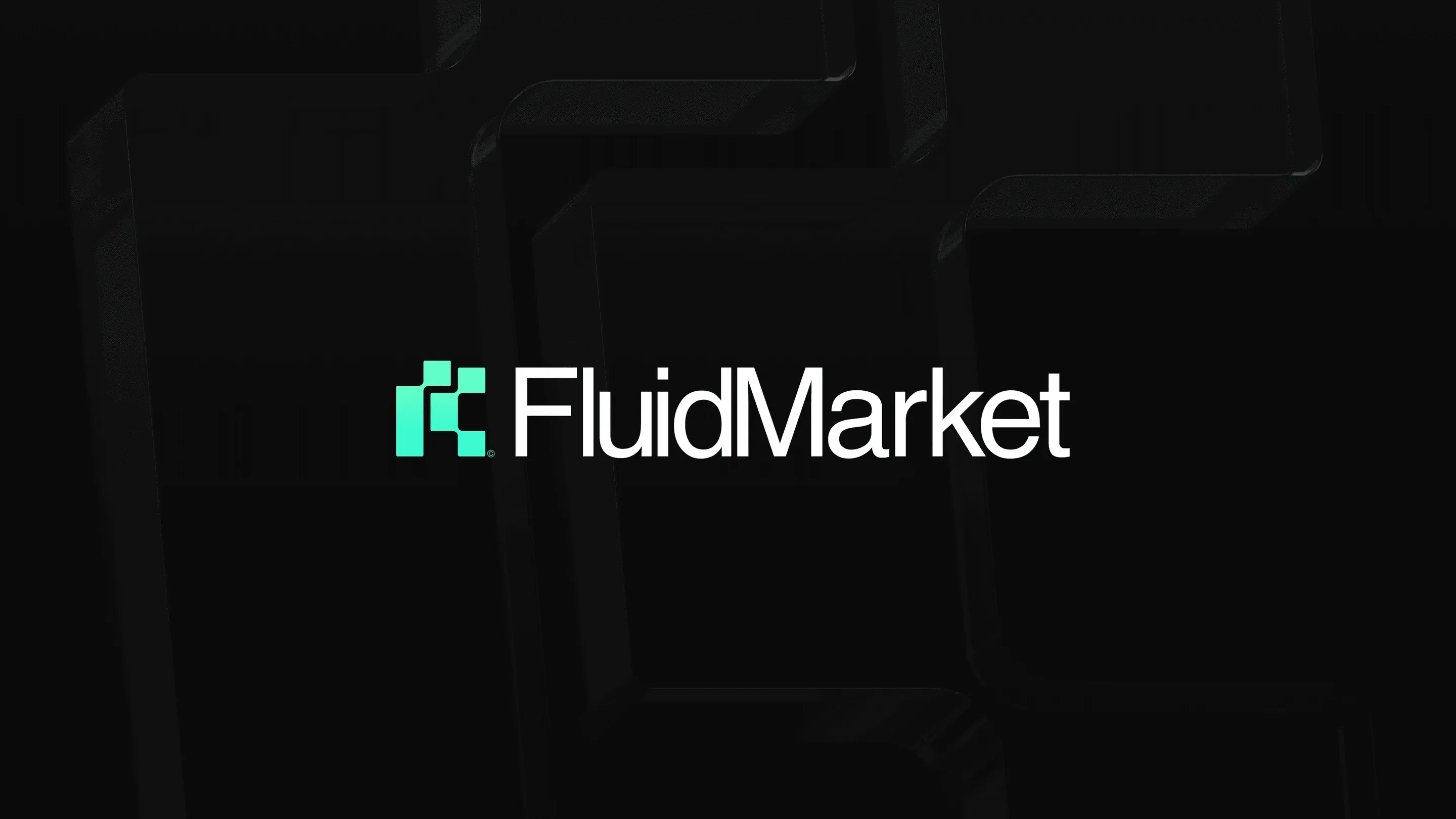 FluidMarket logo and brand identity